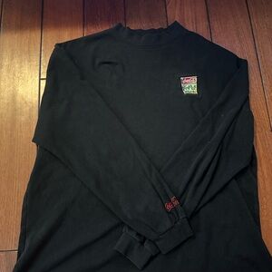 CocaCola Black Long Sleeve Men's Shirt